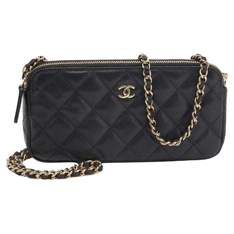 chanel classic small zipped wallet|small double wallet Chanel.